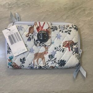 Vera Bradley Quilted Wallet with Animal Print